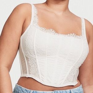 Victoria’s Secret Corset Top | Dream Angels Lace | Small | NWT 32DD 34DD